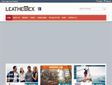 Tablet Screenshot of leatherex.com